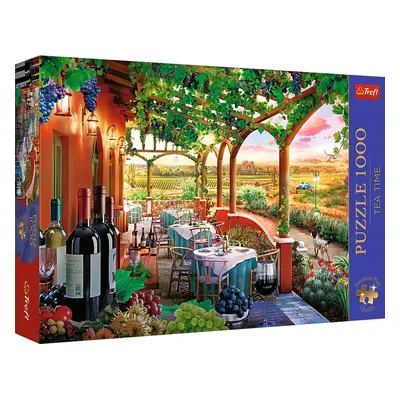 Trefl Puzzle 1000 Premium Plus - Čajový čas: Italský vinohrad