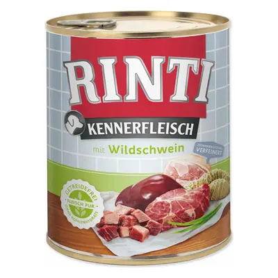 Konzerva Rinti Kennerfleisch Adult divočák 800g