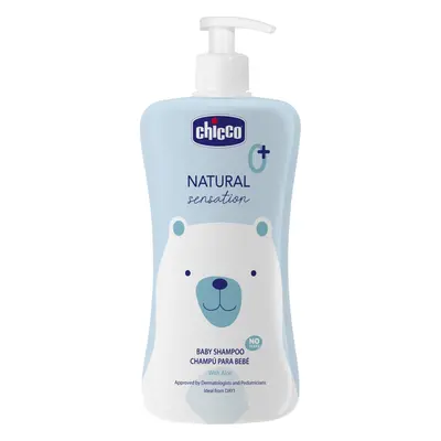 CHICCO Šampon Natural Sensation s aloe 500ml, 0m+