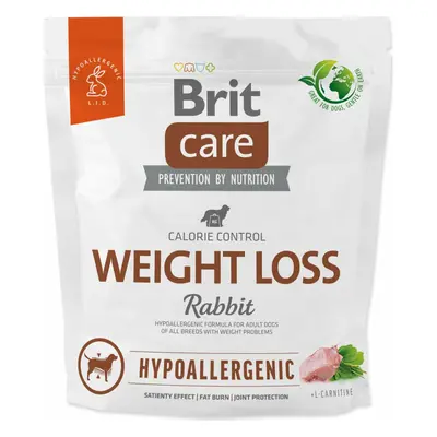 Krmivo Brit Care Dog Hypoallergenic Weight Loss Rabbit 1kg