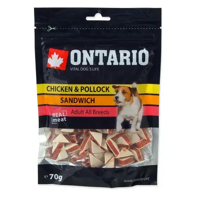 Pochoutka Ontario kuře a treska, sendvič 70g