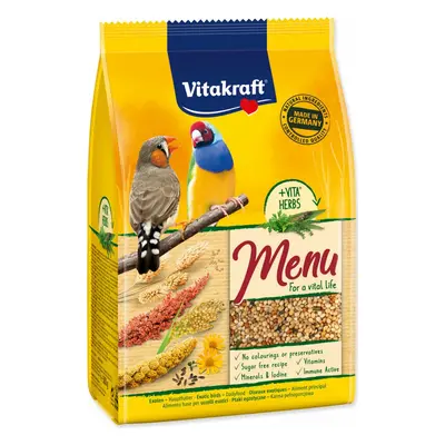 Krmivo Vitakraft Vital Menu drobný exot 500g