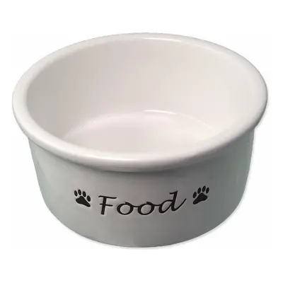 Miska Dog Fantasy keramická bílá Food 15x7cm, 600ml