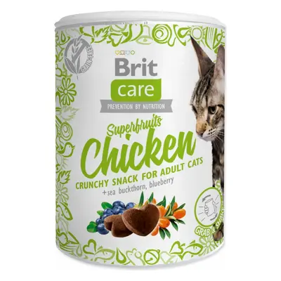 Pochoutka Brit Care Cat Snack Superfruits kuře 100g