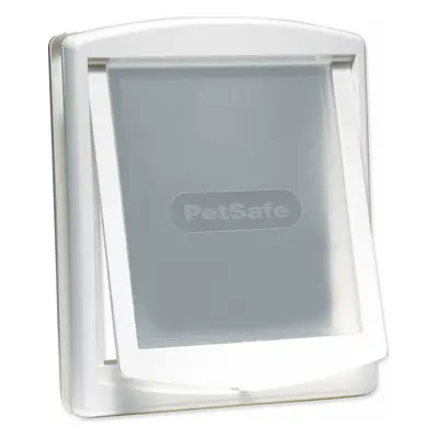 Dvířka PetSafe plastová s transparentním flapem bílá, výřez 37x31,4cm