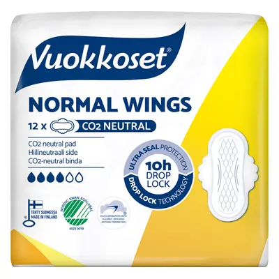 VUOKKOSET Vložky s křidélky Normal Wings (12 ks)