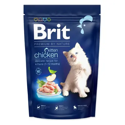 Krmivo Brit Premium by Nature Cat Kitten Chicken 1,5kg