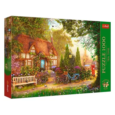 Trefl Puzzle 1000 Premium Plus - Čajový čas: Slaměná chaloupka