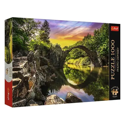 Trefl Puzzle 1000 Premium Plus - Foto Odysea: Most v Kromlau, Německo