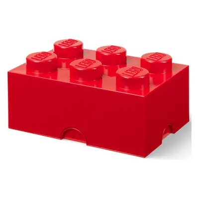 LEGO úložný box 6 - červená