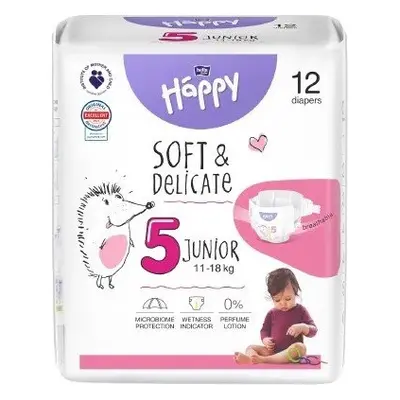 BELLA HAPPY Baby Plenky jednorázové Junior 11-18 kg 12 ks