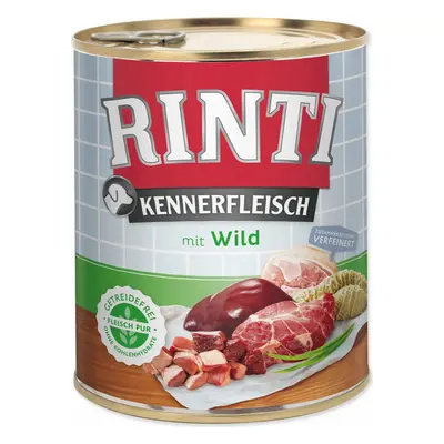 Konzerva Rinti Kennerfleisch Adult zvěřina 800g