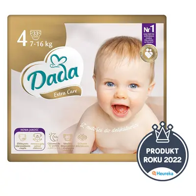 DADA Extra Care Plenky jednorázové 4 Maxi (7-16 kg) 33 ks