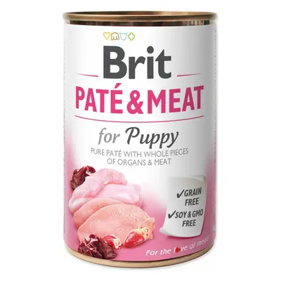 Konzerva Brit Paté & Meat Puppy kuře 400g