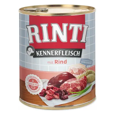 Konzerva Rinti Kennerfleisch Adult hovězí 800g