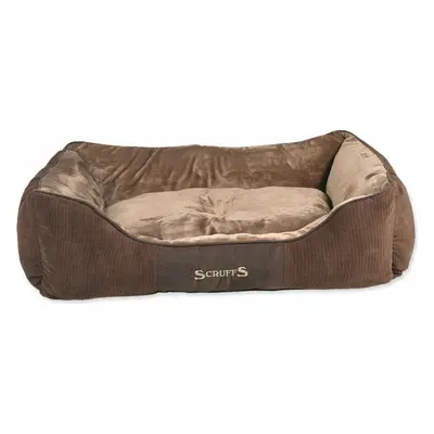 Pelíšek Scruffs Chester Box Bed čokoládový XL 90x70cm