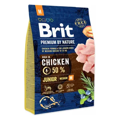 Krmivo Brit Premium by Nature Junior M 3kg