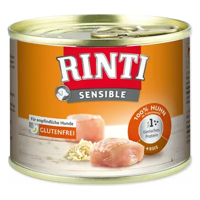 Konzerva Rinti sensible Adult kuře a rýže 185g