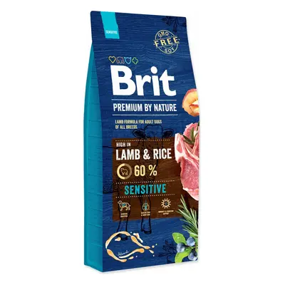 Krmivo Brit Premium by Nature sensitive Lamb 15kg