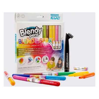 KREATIVNÍ SVĚT Blendy pens Blend Spray Fixy 24 barev kreativní set