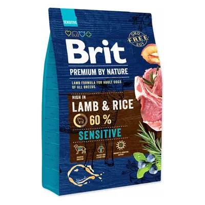 Krmivo Brit Premium by Nature sensitive Lamb 3kg