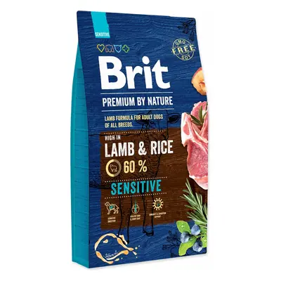 Krmivo Brit Premium by Nature sensitive Lamb 8kg