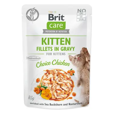 Brit Care Cat Fillets in Gravy Choice Chicken 85g