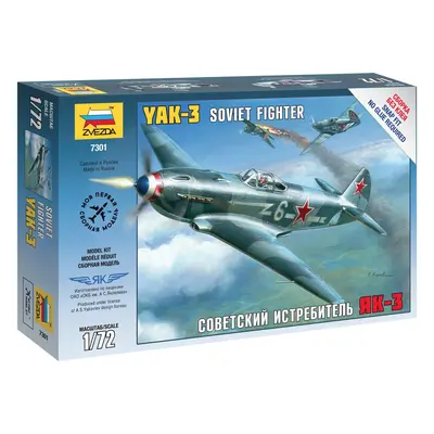 Snap Kit letadlo 7301 - Yak-3 Soviet Fighter (1:72)