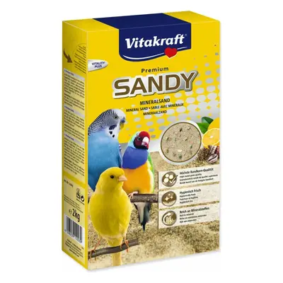 Písek Vitakraft Sandy písek pro malé papoušky 2kg