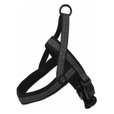 Postroj Active Dog Neoprene M/L šedý 2,5x64-80cm