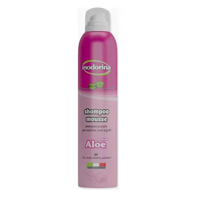 Šampon Inodorina suchá pěna Aloe Vera 300ml