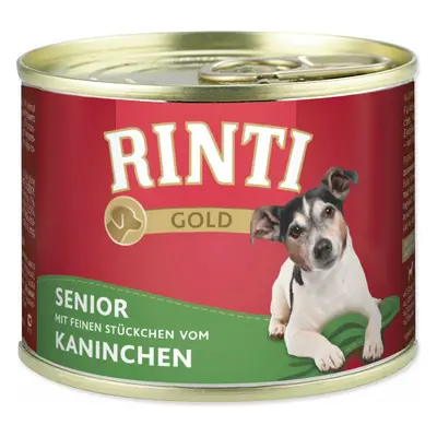 Konzerva Rinti Gold senior králík 185g