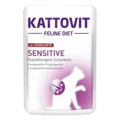 Kapsička Kattovit sensitive kachna 85g