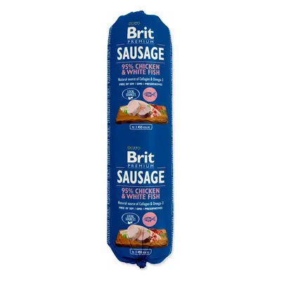 Salám Brit Sausage kuře a bílá ryba 800g