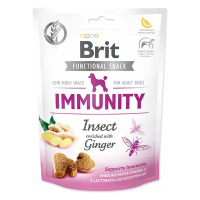 Pochoutka Brit Care Dog Functional Snack Immunity hmyz se zázvorem 150g