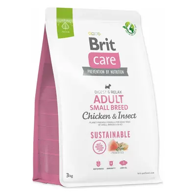 Krmivo Brit Care Dog Sustainable Adult Small Breed Chicken & Insoct 3kg