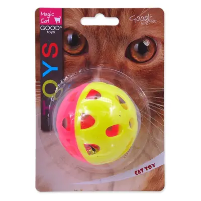 Hračka Magic Cat míček neon jumbo s rolničkou 6cm