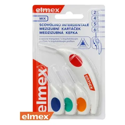 Elmex Mezizubní kartáček 2, 4, 5, 6mm mix 4ks