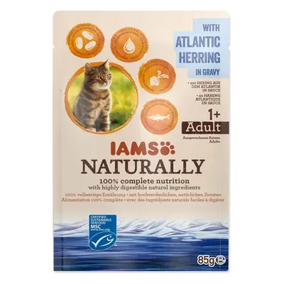 Kapsička IAMS Naturally sleď v omáčce 85g