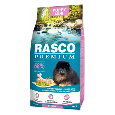 Krmivo Rasco Premium Puppy Mini kuře s rýží 1kg