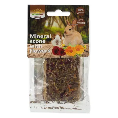 Blok Nature Land Nibble minerální s květinami 100g