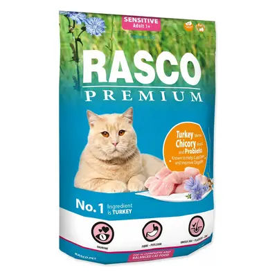 Krmivo Rasco Premium sensitive krůta s kořenem čekanky a probiotiky 0,4kg