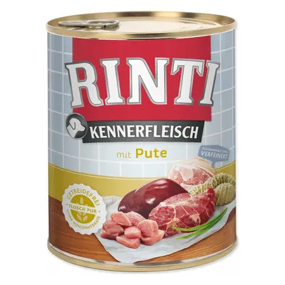 Konzerva Rinti Kennerfleisch Adult krůta 800g