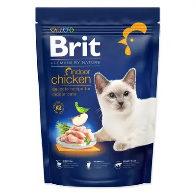 Krmivo Brit Premium by Nature Cat Indoor Chicken 800g