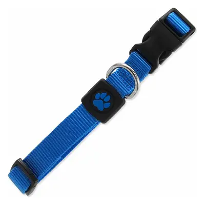 Obojek Active Dog Premium M modrý 2x34-49cm