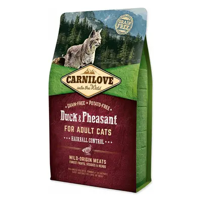 Krmivo Carnilove Adult Cats Hairball Control Duck & Pheasant 2kg