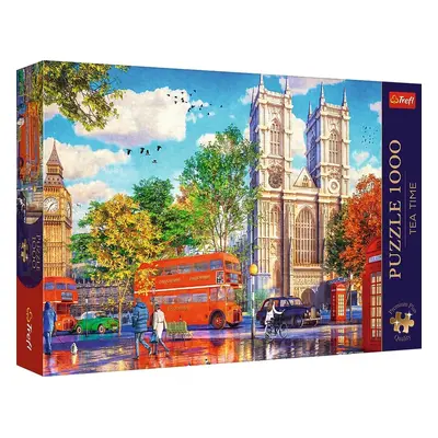 Trefl Puzzle 1000 Premium Plus - Čajový čas: Pohled na Londýn