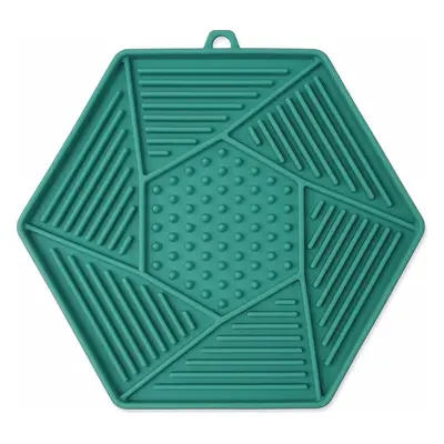 Podložka lízací Epic Pet Lick&Snack hexagon světle zelený 17x15cm