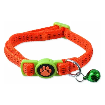 Obojek Magic Cat Nylon XS oranžový 1x19-31cm