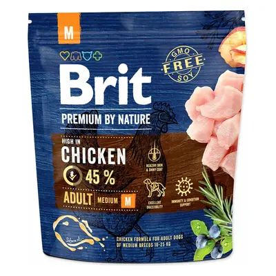 Krmivo Brit Premium by Nature Adult M 1kg